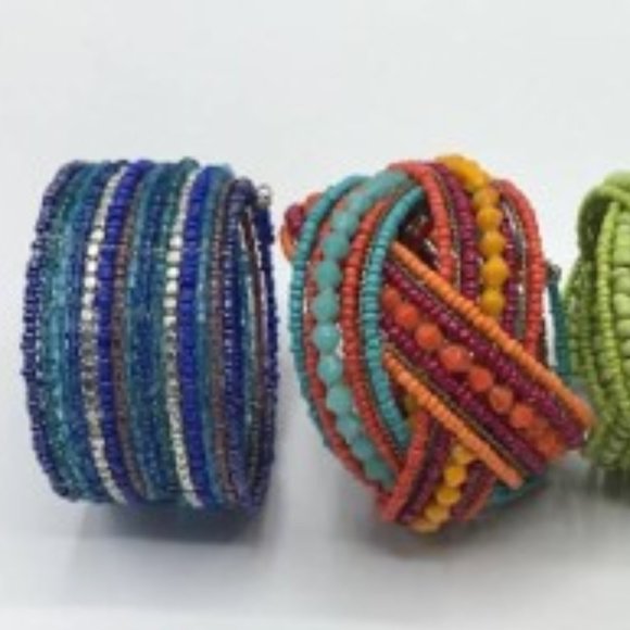 3 Beaded Wrap Bracelets - Picture 2 of 11